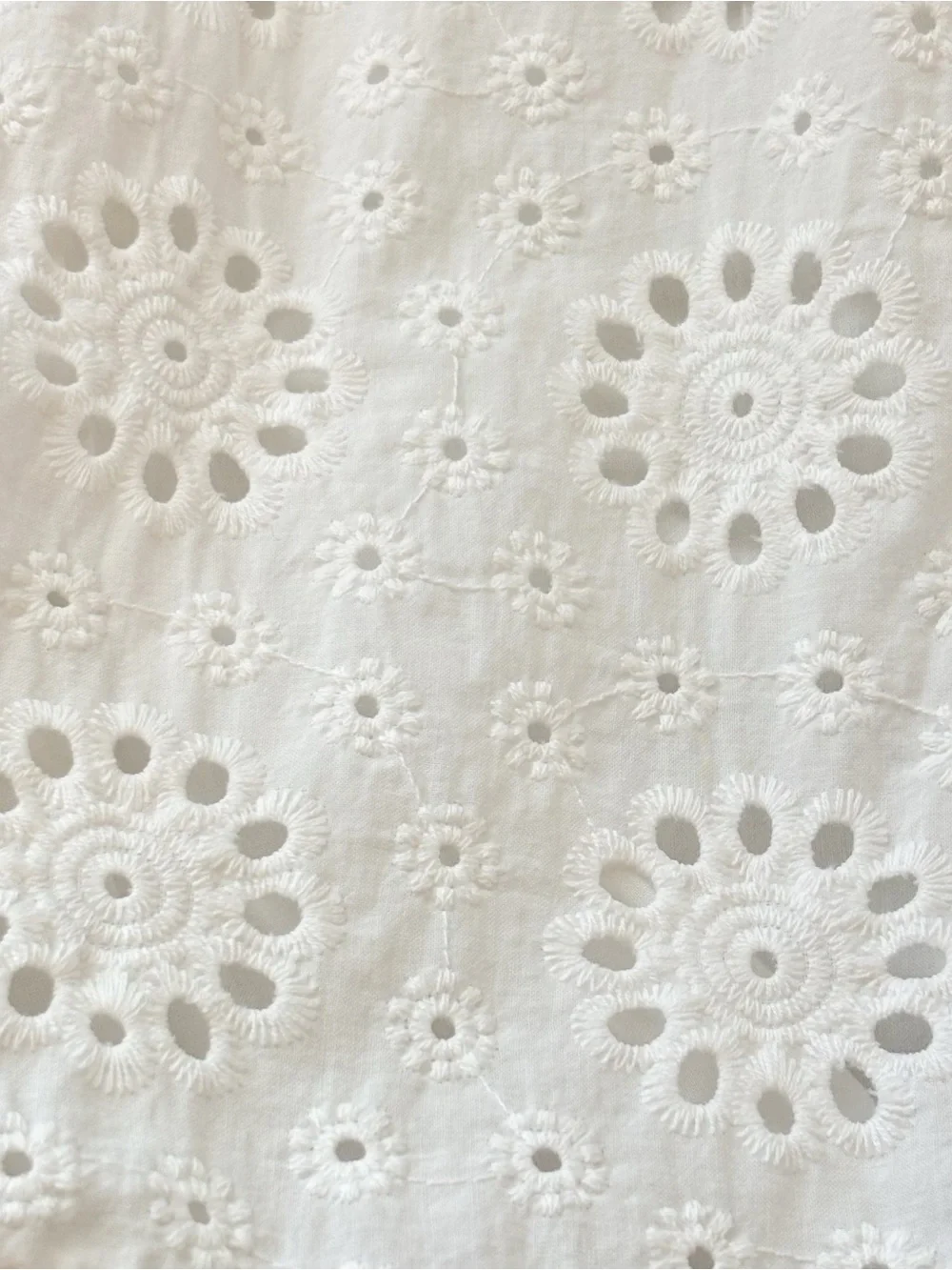 Beach Riot Girls Little Ollie Dress White Magnolia Eyelet Puff-Sleeve Size 3/4